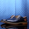 Mens Shoes Hand Sewn Cowhide Leather Shoes Men's Casual Loafers Plus Size 38-48