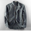 Plus Size 6XL 7XL Men's Casual Cotton Linen Shirt Formal Retro Long Sleeve Soft Loose Shirts Male Oversized Clothing Shirts Tops