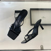 Sexy Women High Heels Slippers Designer Heeled Sandals Woman Shoes 2025 Summer Stilettos Pumps Elegant Shallow Chaussures Femme