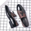 Mens Dress Shoes 2025 New Casual Leather Shoes Men Business Dress Leather Shoes Trend Versatile  Loafers  Pointed Toe Slip-On