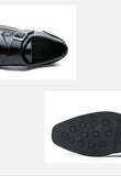 2022 Italian Dress Shoes Men Wedding Party Shoes High Quality Casual Loafer Male Designer Flat Shoes Zapatos Hombre Plus Size 48
