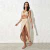 2025 Sexy Two-piece Set V-neck Lace-up Slim Slit Backless Tunic Summer Beach Dress Women Bikini Cover-ups Knit Maxi Dress A2344