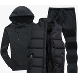 Casual Suit Men's Autumn New Style Loose Plus Size Trend Sweaters and Trousers Sports Casual Three-piece Set