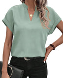 Women's Blouse White Shirt 2024 Summer Solid Color V-neck Cotton Linen Shirt Top Блузки Женские Blusen  Блузка Camisas De Mulher