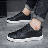 Men's Red Soled Casual Shoes Four Seasons Minimalist Board Shoe Mens Spring and Autumn Genuine Leather Sports Shoes Sneakers