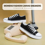 Sneakers for Women Low Top Canvas Shoes Men Fashion Durable Breathable Sneakers Slip on Casual Flats Zapatillas De Deporte