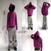 Harajuku zip up Hoodie Fashion Vintage Alphabet print pattern Y2K Casual Oversized Hoodie Men women Sweatshirt HipHop Streetwear