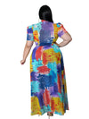Blouses for Women Fashion 2025 Summer Lady Elegant Chiffon Blouse Plus Size Dress Tops 4xl 5xl Wholesale Bulk Dropshipping