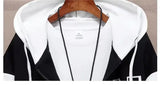Trendy Spring Autumn Sweatshirt Men's Jacket for Youth Large Size Cool School Uniform Middle School Student Men's Wear Ballpark