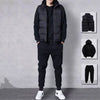 Casual Suit Men's Autumn New Style Loose Plus Size Trend Sweaters and Trousers Sports Casual Three-piece Set