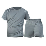 1/2/4 Piece Men's Quick Drying Sports Suit Casual Breathable Short Sleeved T-shirt Pocket Versatile Shorts For Teenagers To Wear