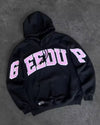 High Street Fashion Clothing American Retro Harajuku Letter Fashion Loose Men Suit Street Hip Hop Casual Oversized Sweatshirt