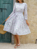 Women Dress 2025 Fashion Spring Summer Latest Unique Leisure Vacation Storm Point Long Sleeved Long Skirt Dress Women's Clothing