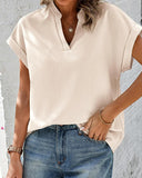 Women's Blouse White Shirt 2024 Summer Solid Color V-neck Cotton Linen Shirt Top Блузки Женские Blusen  Блузка Camisas De Mulher