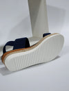 Women's Shoes 2025 Hot Sale Elastic Band Women's Sandals Summer Open Toe Solid Color Wedge Beach Shoes Ladies Platform Sandals