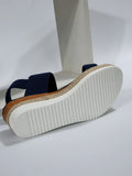Women's Shoes 2025 Hot Sale Elastic Band Women's Sandals Summer Open Toe Solid Color Wedge Beach Shoes Ladies Platform Sandals