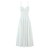 Women Dress 2025 New Fashion Summer Vintage White Lace-Panelled Cotton Dresses for Women Elegance Chic Ladies Midi Dress