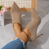 Shoes Women Heels Heel with Pointed Head Stilito Heel Dress Elegant High Quality Fashion Sexy Offer Comfortable