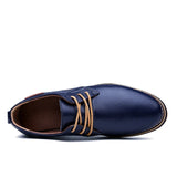 Mens Shoes Hand Sewn Cowhide Leather Shoes Men's Casual Loafers Plus Size 38-48