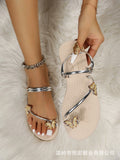 2023 New Butterfly Toe Sandals, Beach Sandals, Occidental Slippers, Chinese Feminis  Wedding Shoes Bride  Womens Shoes