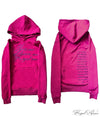 Harajuku zip up Hoodie Fashion Vintage Alphabet print pattern Y2K Casual Oversized Hoodie Men women Sweatshirt HipHop Streetwear