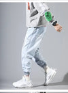 Plus Size 5XL Men's Baggy Harem Jeans Hip Hop Male Trousers Black Blue Cargo Jeans Man Fashion Streetwear Denim Jogger Pants