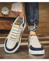 2025 new men's shoes with low top leather, fashionable and trendy running and sports, one foot casual shoes, and trendy shoes
