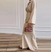 Women's Clothing Temperament Fashionable Lapel Long Sleeved Slim Fit Long Skirt Three Piece Set Simple Commuting Elegant Set