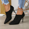 Shoes Women Heels Heel with Pointed Head Stilito Heel Dress Elegant High Quality Fashion Sexy Offer Comfortable