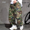Mens American Tactical Cargo Pants Premium Camo Baggy Loose Fit Vintage Streetwear Korean Style Trendy Workwear Khaki Pants Male