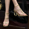 Women Sandals 2024 New Summer High Quality Peep Toe Sandals Casual Elegant Luxury High Heels Sandals Women Shoes for Women