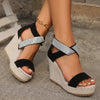 Women High Heels Sandals Women Summer Wedges Platform Fashion Slippers Walking Slides Outdoor Pumps Flip Flops Chaussures Femme