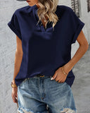 Women's Blouse White Shirt 2024 Summer Solid Color V-neck Cotton Linen Shirt Top Блузки Женские Blusen  Блузка Camisas De Mulher
