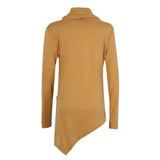 Plus Size 5XL Men's Hoodies Unbalance Hem Pocket Long Sleeve Sweatshirt For Men Clothing Autumn Turtleneck Sweatshirt Top Hoodie
