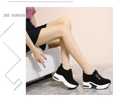 Women's Sneakers with Platform Womens Shoes Casual Woman Wedge Basket 2023 Shoes Tennis Female Thick Woman's Summer Trainers