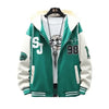 Trendy Spring Autumn Sweatshirt Men's Jacket for Youth Large Size Cool School Uniform Middle School Student Men's Wear Ballpark