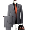 2025 new model men High quality four-sided stretch Suit Formal  Jacket + Trousers 2-piece suit Men's Business suit size 5XL