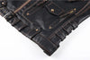 PLUS Size Leather Coats Male Luxury Brand Winter Mens Fashion Motorcycle PU Leather Jacket Cool Zipper Pockets Leather Jacket