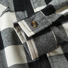Mans Clothes Shirt Fashion Mens Hooded Lined thin Jacket Long Sleeve Lumberjack Padded Shirt Work Shirt Plaid