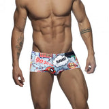Mens Sexy Bikini Swim Boxer Briefs Short Swimwear Men Swimming Surffing Trunks Jammer Beach Shorts Beachwear Male Surf Swimsuit