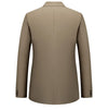 plus Size Men's Fashion Suit 2025 High Quality Slim Fit Solid Color Hipster Casual Coat for Spring Autumn