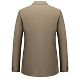 plus Size Men's Fashion Suit 2025 High Quality Slim Fit Solid Color Hipster Casual Coat for Spring Autumn