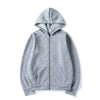 Casual Fashion Black Gray Blue Zip Hip Hop Sportswear Sweatshirt Men/Women Publishing House Men's Hoodie promo streetwear promo