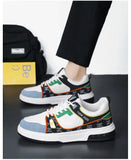 Men's Shoes, Spring 2025 New Printed German Training Board Shoes, Versatile, Niche, High-end, Sports and Leisure Shoes