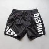 Mens Swim Trunks Gym Training Sport Shorts Summer Beach Wear Quick Dry Breathable Jogging Lightweight Casual Shorts Male 2025