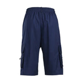 Plus Size Cargo Shorts Men Camo Solid Multi Pocket Summer Outdoor Casual Loose Fit Utility Style Short Pants Hot Item Sale