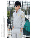 Plus Size 5XL 6XL Men's Tracksuit Autumn Clothes Sportswear Two Piece Set Men Jacket Sweatpants Male Sweatsuit Sports Suits Sets
