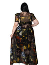 Blouses for Women Fashion 2025 Summer Lady Elegant Chiffon Blouse Plus Size Dress Tops 4xl 5xl Wholesale Bulk Dropshipping