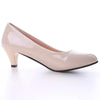 New Women's Shoes On Heels Elegant Medium High Heeled Ladies Pointed Toe Fashion Pumps For Woman Office Black White Red