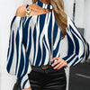 Plus Size Women's Fashion Casual Spring Fall Long Sleeve One Shoulder Blouses & Shirts